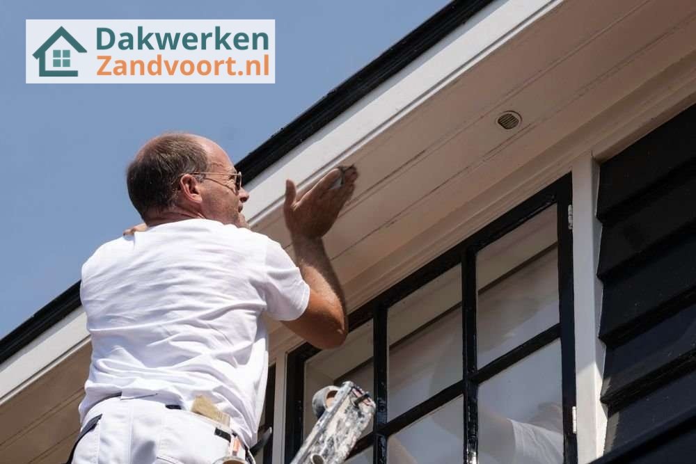Dakgoot afwerken door onze dakdekker in Zandvoort